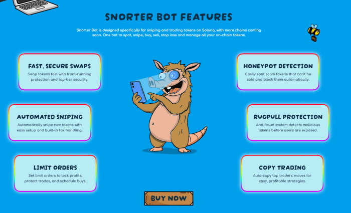 Snorter Token features