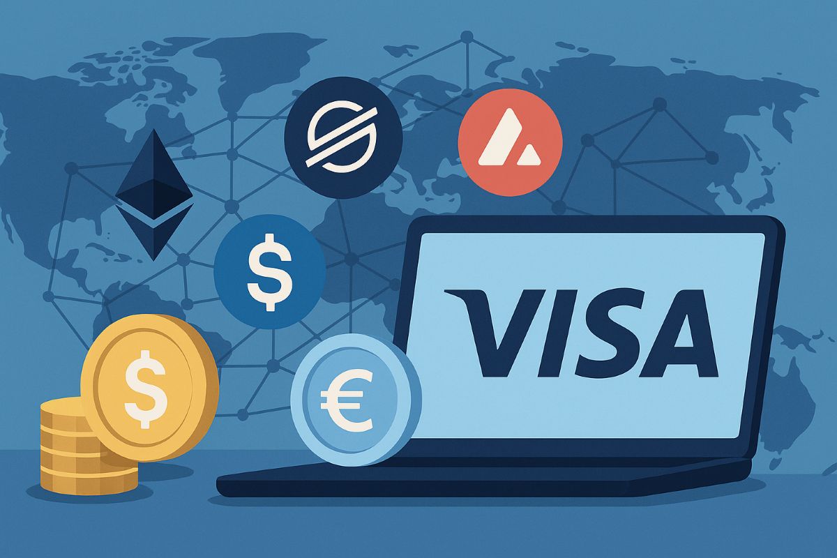 Visa Now Supports Avalanche and Stellar & 3 Stablecoins: Why Best Wallet Token Benefits