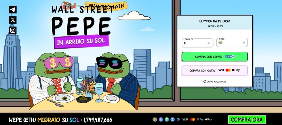 wepe sol home page ita