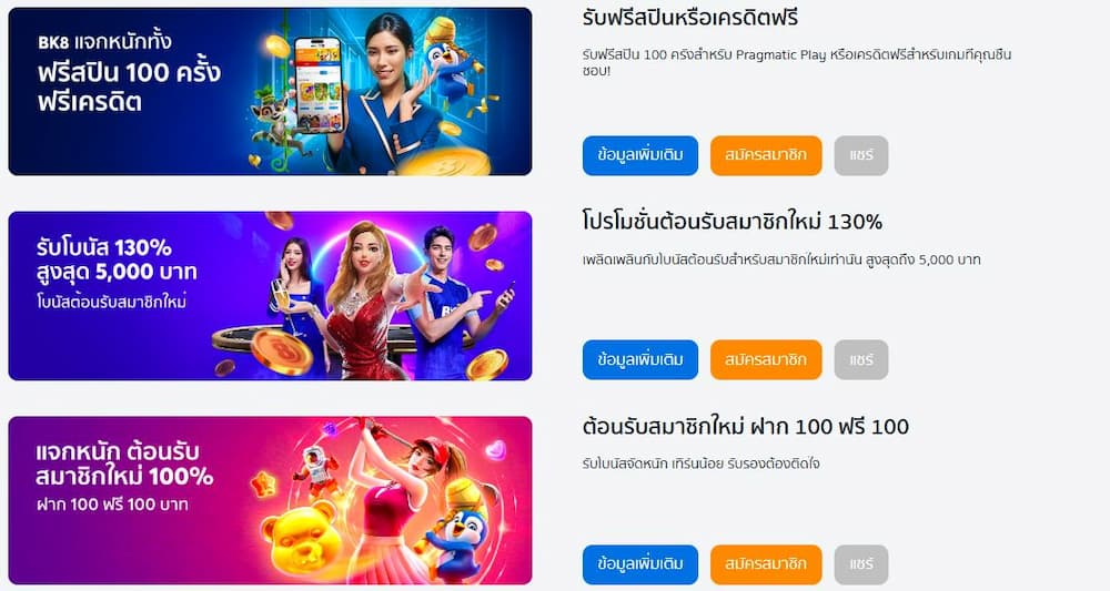 เงื่อนไขของโปรโมชั่น