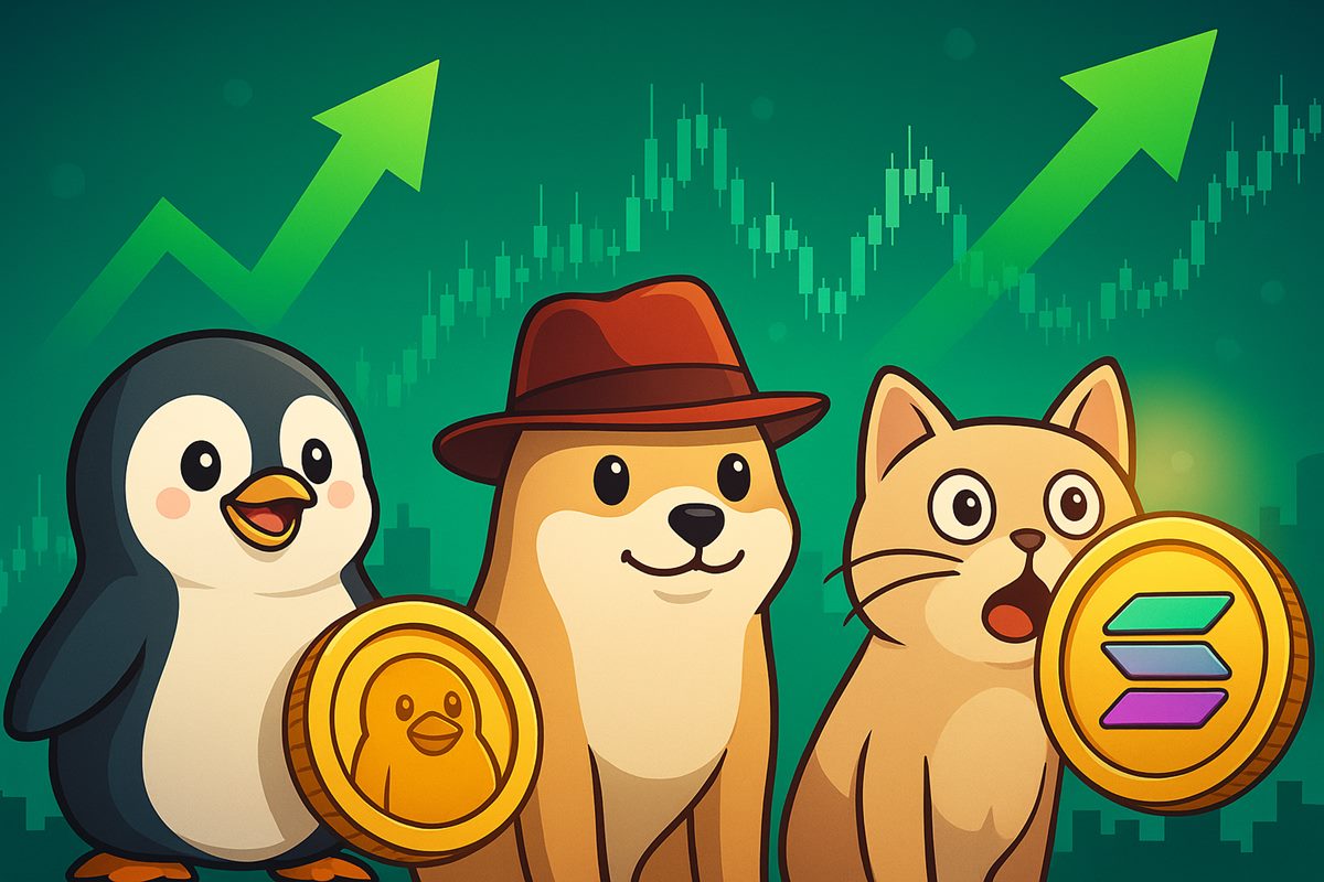 PENGU Crypto、WIF、POPCATが上昇──9月のミームコイン復活なるか