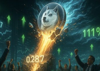 Dogecoin koers verwachting met 111% stijging volgens analist en bullish signalen.