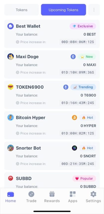 Best Wallet upcoming tokens pepenode jak kupić 