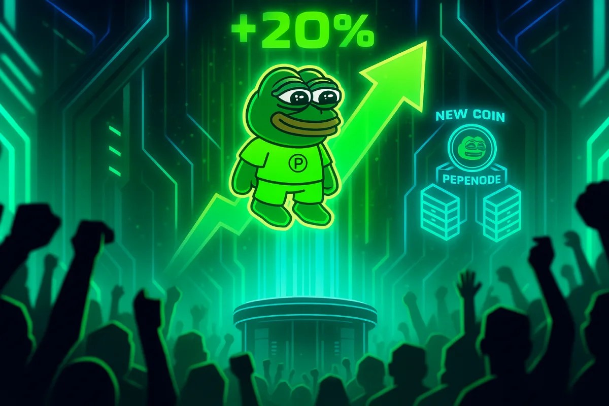ぺぺコイン20％急騰｜注目を集める新しい仮想通貨PEPENODEとは