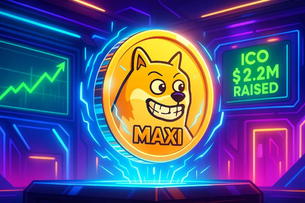 ミームコイン市場で急浮上｜Maxi Doge、ico 仮想通貨で220万ドル調達