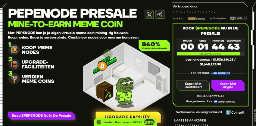 PEPENODE presale