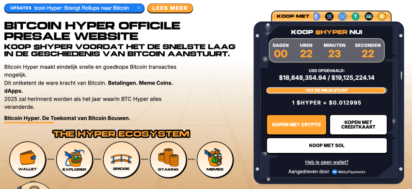 Bitcoin Hyper Presale $HYPER