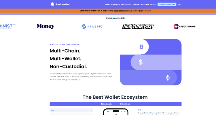 Kas yra Best Wallet kripto piniginė?
