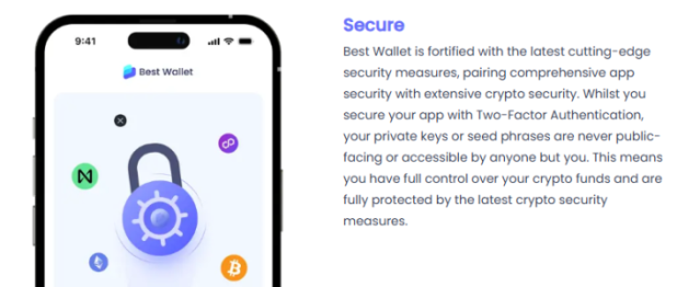 Best Wallet security features. 