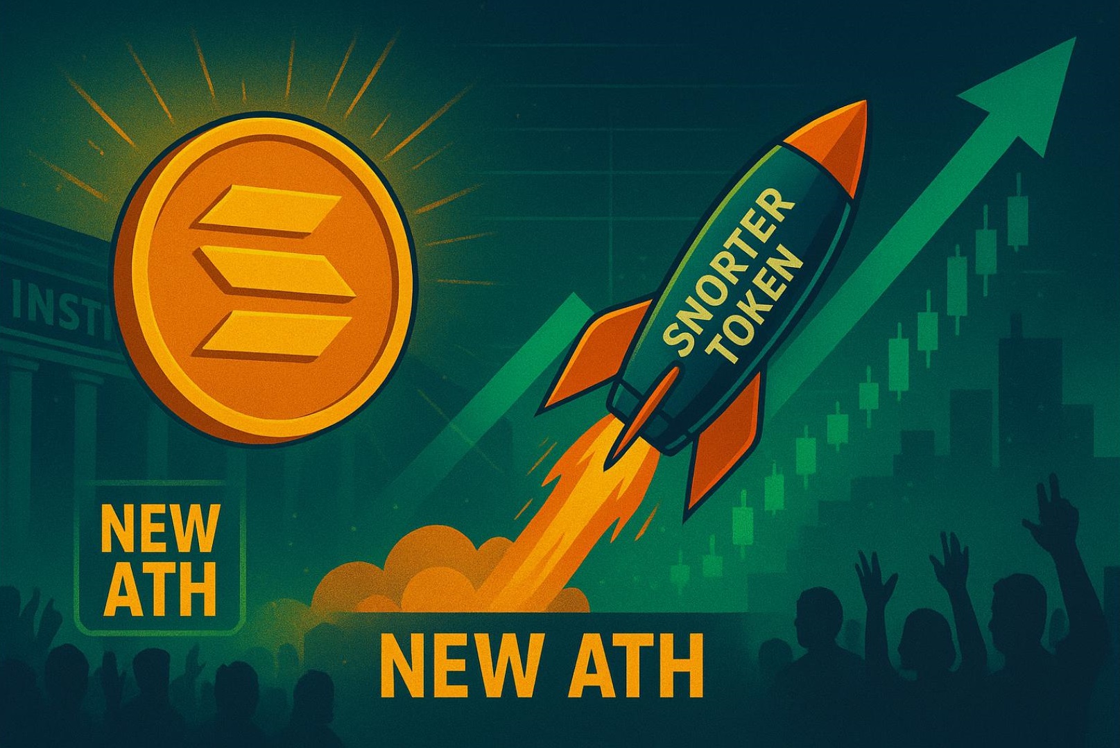 Institutional adoption drives Solana to new ATH as Snorter Token soars