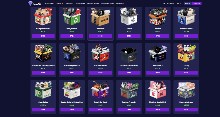 JemLit mystery box paslapčių dėžutės