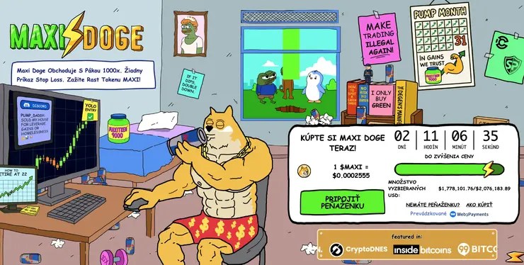maxi doge pepenode top 3 najlepšie kryptomeny september 2025