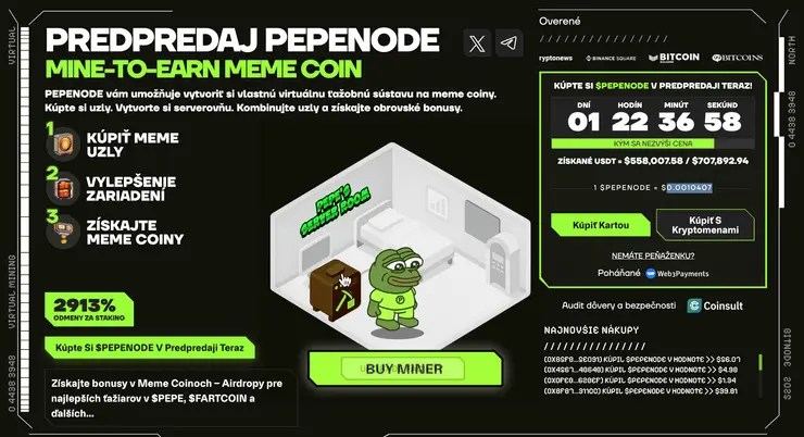 pepenode top 3 najlepšie kryptomeny september