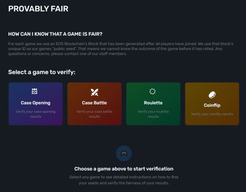 Provably fair technologie zajišťuje ověřitelnost výsledků hry