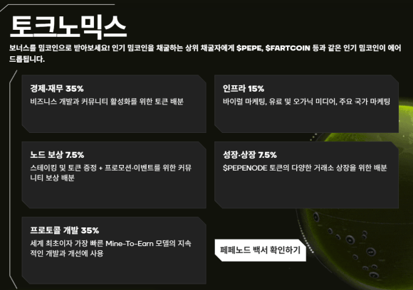 페페노드 토크노믹스