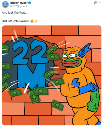 $22M raised announcement