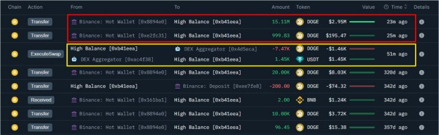 Dogecoin Whale Accumulation
