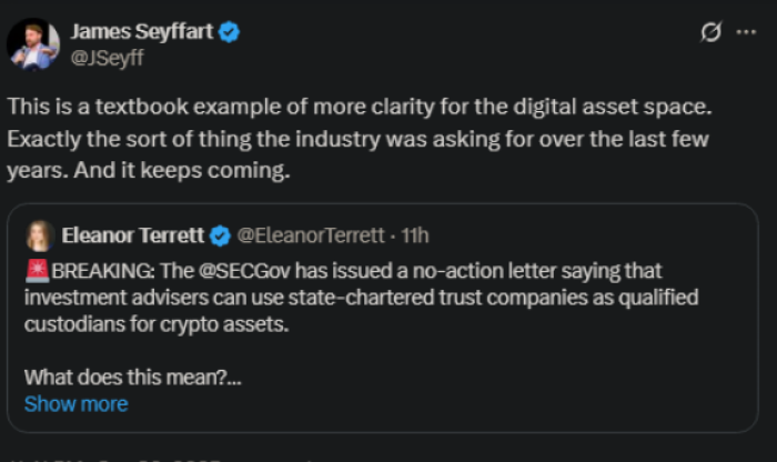 James Seyffart’s X post 