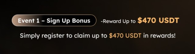 KCEX bonus event 1 promocja giełda krypto