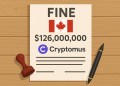Kanada nakłada rekordową karę na Cryptomus