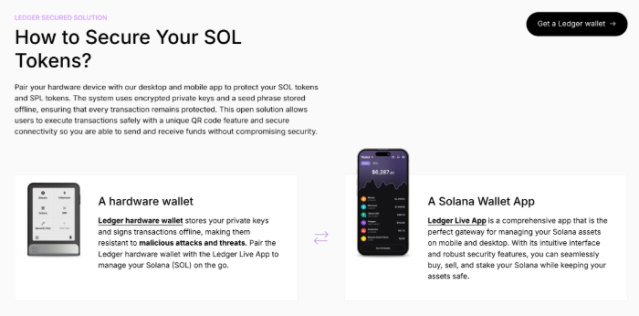 Ledger explanation of the app and hardware interaction.