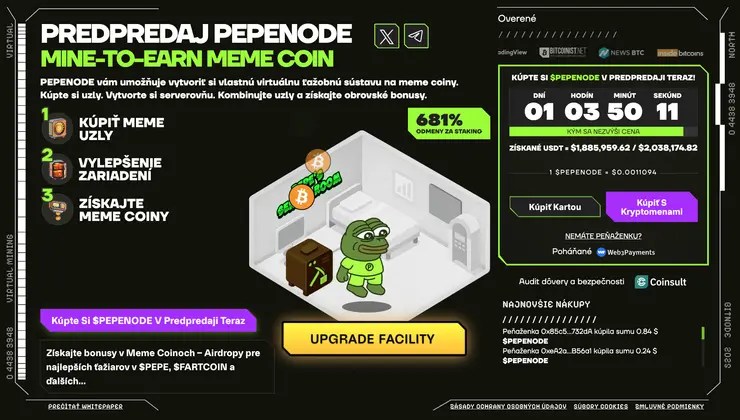 PepeNode ako ťažiť kryptomeny virtuálna ťažba kryptomien