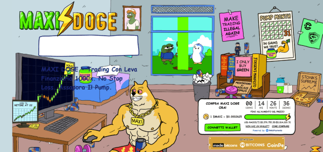 migliori meme coin - Maxi Doge