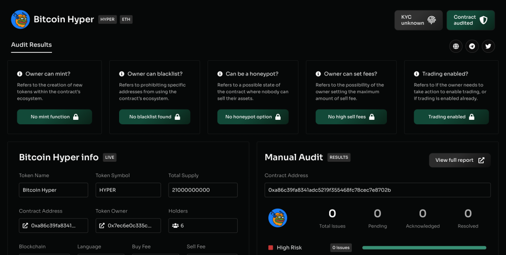 Bezpečnostní audit smart kontraktů