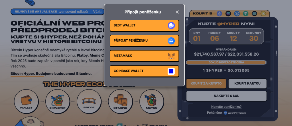 Jak koupit Bitcoin Hyper