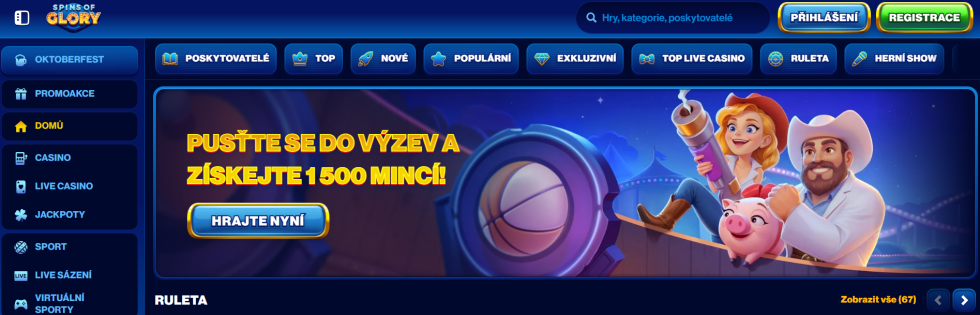 Spins Of Glory Casino