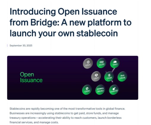 Stripe’s announcement of Open Issuance