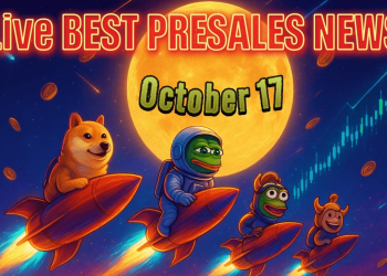 Best Presales News Live Today: Latest Updates on Early Crypto Projects with 10x Potential (October 17)