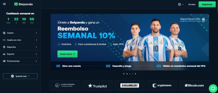 Betpanda es la mejor casa de apuestas crypto