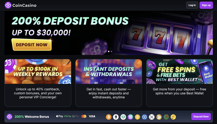 coincasino online stávkovanie