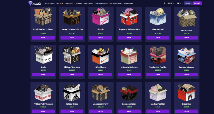 JemLit Fashion mystery box