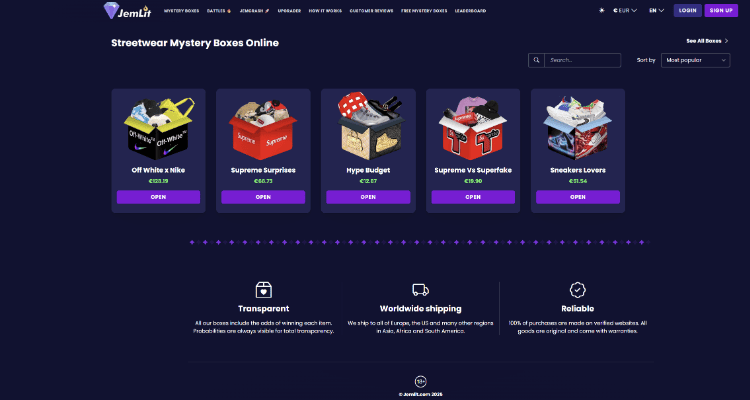 JemLit Streetwear mystery box