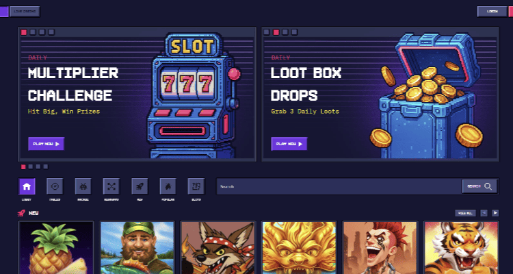 5. CasinoPunkz - saugus ir VPN draugiškas kripto kazino