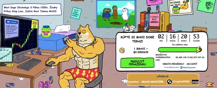 maxi doge nové kryptomeny meme coiny