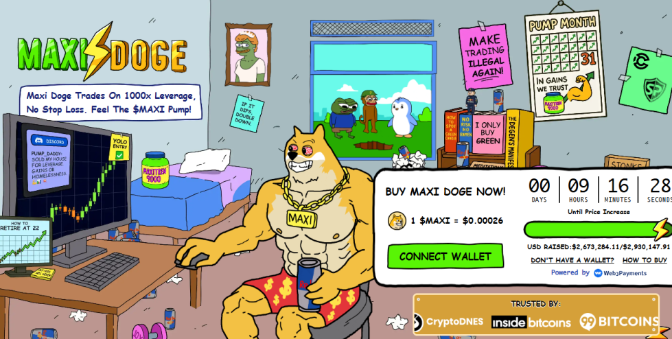 Maxi Doge (MAXI): labākā izvēle 4. ceturkšņa mēmu mānijai