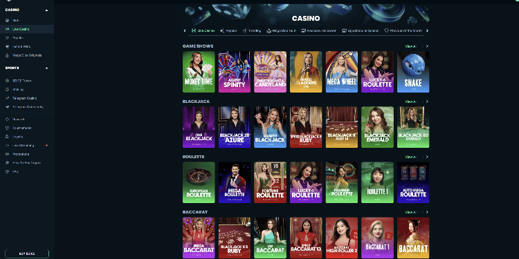 Gyvo kazino žaidimai