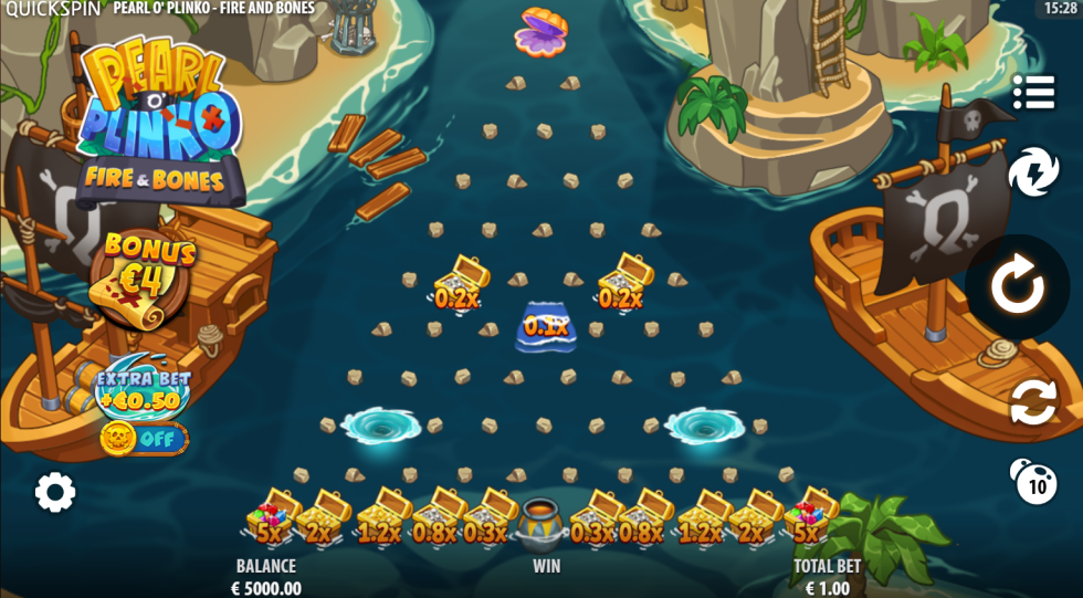 Plinko casino bonusové funkce