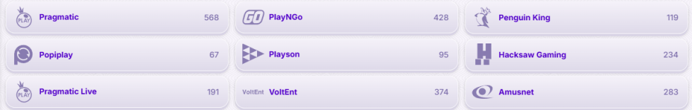 Poskytovatelé her v casine 