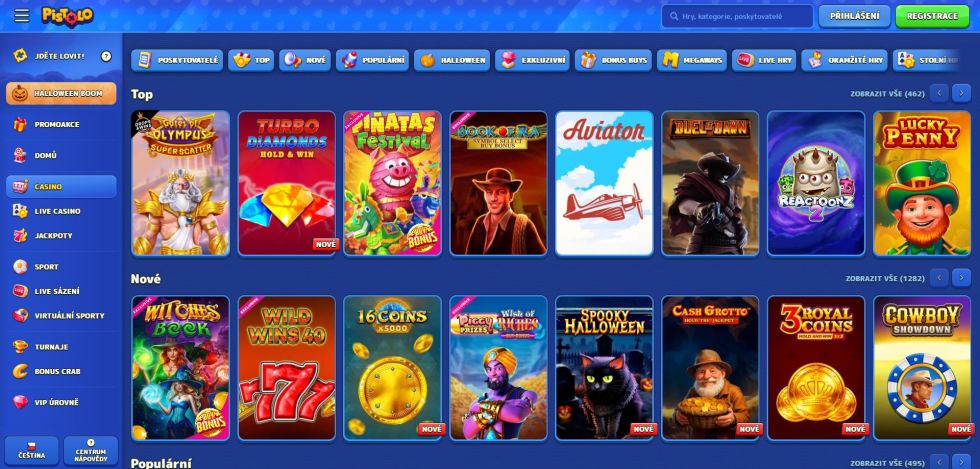 Online casino bez bankovního účtu – Pistolo