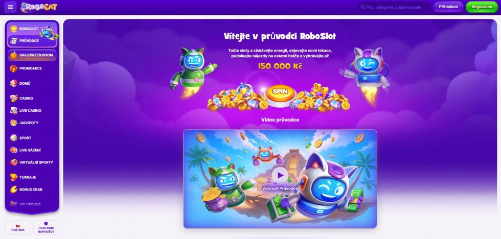 Zahrajte si originální RoboSlot bez sdílení bankovních údajů.