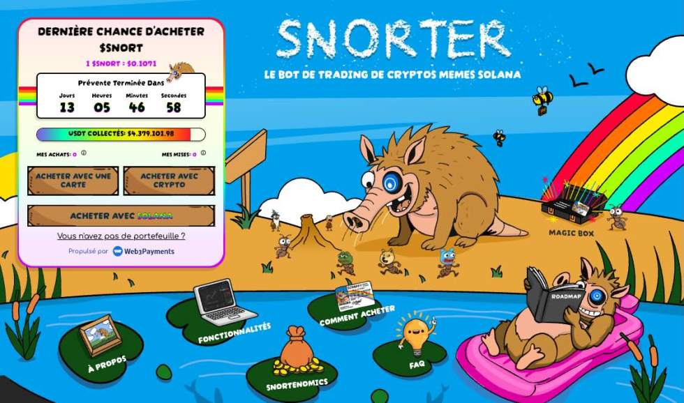 Prévente Snorter Token