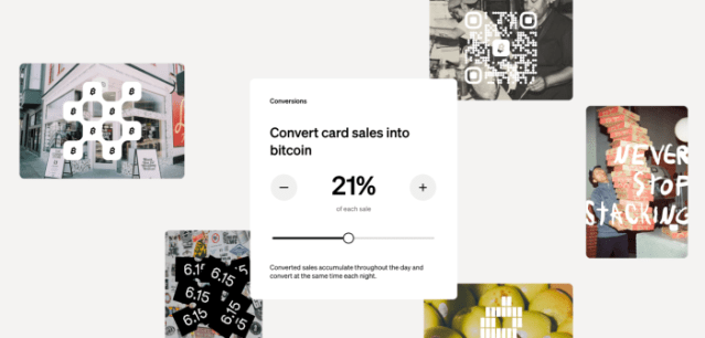 Square Bitcoin landing page