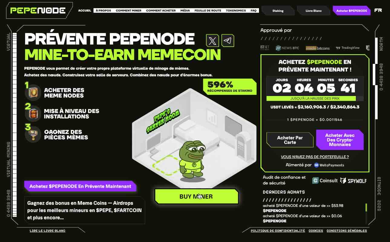 Acheter PepeNode