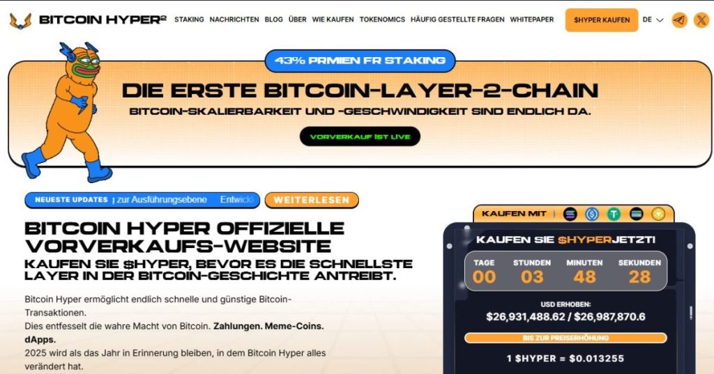 Bitcoin Hyper rückt in den Fokus der Trader