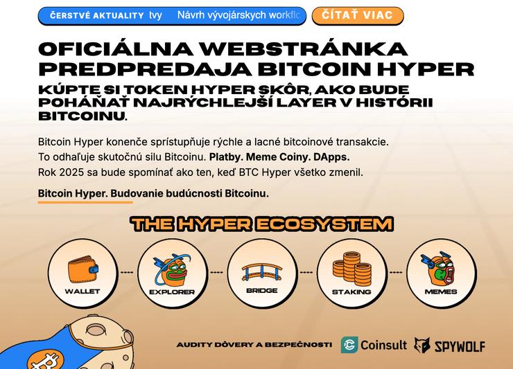 Bitcoin Hyper top krypto predpredaj crypto presale