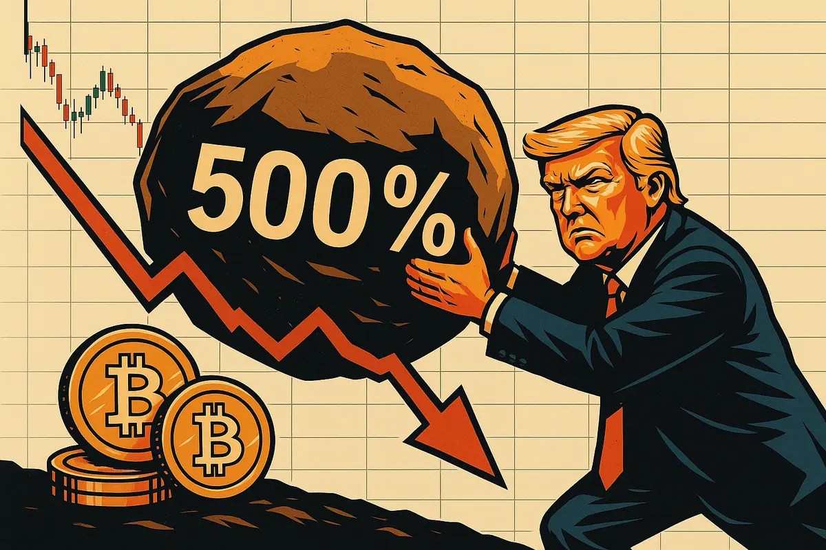Bitcoin sa prepadol pod 93 tisíc Trump 500 % clá
